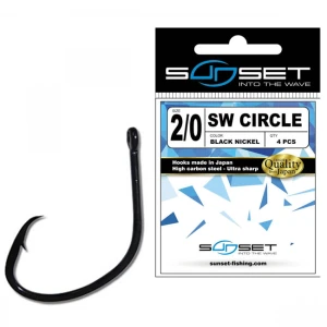 Carlige Sunset Sunhooks SW Circle BN nr.5/0 3buc