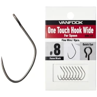 Carlige Vanfook OSW-21F One Touch Hook Wide Nr.6, 8buc/pac
