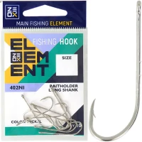 Carlige ZEOX Hook Baitholder Long Shank 402NI, Nr.4/0, 10buc/pac