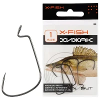 Carlige offset X-FISH Predator Hooks, Nr.1/0, 5buc/pac