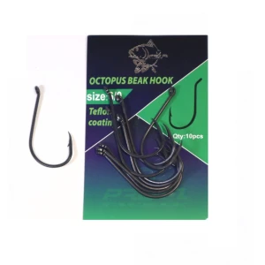 CARLIGE PRO FL OCTOPUS BEAK HOOK TEFLONATE NR 6/0 10BUC