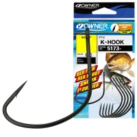 Carlige Owner 5173 K-Hook Nr.6/0, 4buc/pac Carlige Owner 5173 K-Hook Nr.6/0, 4buc/pac