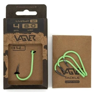 Carlige VAGNER Hook Livebait Go, Nr.7/0, 4buc/pac