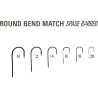 CARLIG MUSTAD ROUND BEND MATCH MU09 Nr.10 BN 10BUC/PLIC