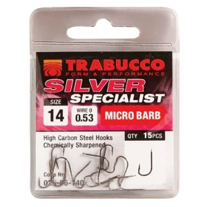 CARLIGE TRABUCCO FEEDER SILVER SPECIALIST NR 10 10BUC CARLIGE TRABUCCO FEEDER SILVER SPECIALIST NR 10 10BUC