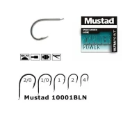 Cirlig Mustad Nichel,forjat,revers,rotund 10buc Nr.02