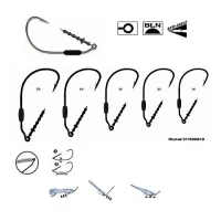 Carlig MUSTAD pentru twister Power lock plus 3buc Nr. 2/0