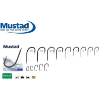 Carlig Mustad M505 Revers, Negru Mat, 10buc/plic Nr.4