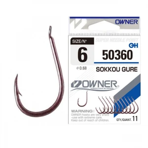 Carlig Owner 50360 No.3 Sokko Gure 8buc/plic Carlig Owner 50360 No.3 Sokko Gure 8buc/plic