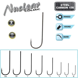 Carlige Colmic Nuclear MR67 Black Nickel Nr 1/0 6buc/plic