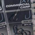 Carlige Feeder MATRIX X1 Commercial Carp Hooks, Barbless, Nr.18, 10buc/pac
