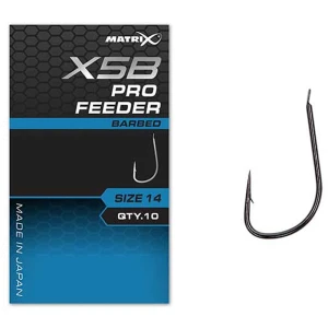 Carlige Feeder MATRIX X5B Pro Feeder, Barbed, Nr.12, 10buc/pac