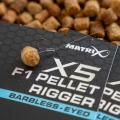 Carlige Feeder MATRIX X5F1 Pellet Rigger, Barbless, Nr.14, 10buc/pac