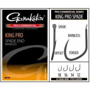 Carlige Gamakatsu Coars PRO-C King PRO Spade, Nr.18, 10buc/pac Carlige Gamakatsu Coars PRO-C King PRO Spade, Nr.18, 10buc/pac
