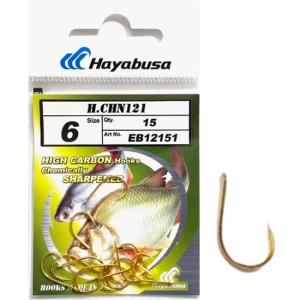 Carlige HAYABUSA H.CHN 121GO Nr.10, 15buc/pac