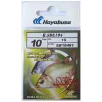 Carlige Hayabusa SDE 194R Red, Nr.10, 15buc/pac