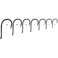 Carlige MUSTAD Ultrapoint Eyed Nickel 10019BLN, Nr.1, 10buc/pac Carlige MUSTAD Ultrapoint Eyed Nickel 10019BLN, Nr.1, 10buc/pac