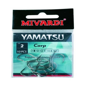 Carlige Mivardi Yamatsu Carp, 10buc/plic Nr.1 Carlige Mivardi Yamatsu Carp, 10buc/plic Nr.1