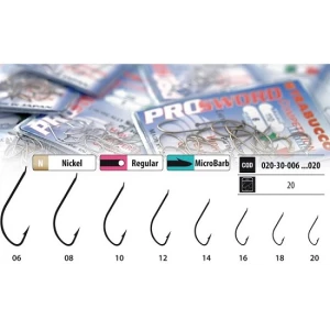Carlige Trabucco Pro Sword 300 Numarul 12 Carlige Trabucco Pro Sword 300 Numarul 12