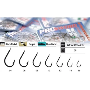 Carlige Trabucco Pro Sword 720BN Numarul 12 Carlige Trabucco Pro Sword 720BN Numarul 12