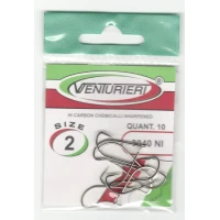 Carlige Venturieri Hooks 3040 Ni, Nr.2, 10buc/pac