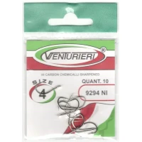 Carlige Venturieri Hooks 9294 NI, Nr.10, 10buc/pac