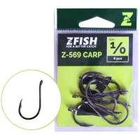 Carlige Zfish Carp Hooks Z-569, Nr.1, 10buc/pac