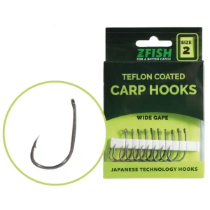 Carlige Zfish Teflon Wide Gape, Nr.6, 10buc/pac Carlige Zfish Teflon Wide Gape, Nr.6, 10buc/pac
