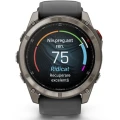 Ceas GARMIN Fenix 8 Pro Amoled Saphire Titan Curea Silicon Graphite / Black 51mm EMEA