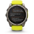 Ceas GARMIN Fenix 8 Sapphire Solar Yellow/Graphite Titanium, 51mm EMEA Ceas GARMIN Fenix 8 Sapphire Solar Yellow/Graphite Titanium, 51mm EMEA