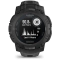 Ceas GARMIN Instinct 3 Solar Black Tactical Edition, 45mm, Curea Neagra