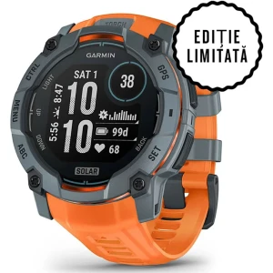 Ceas GARMIN Instinct 3 Solar Twilight Curea Solstice 50mm