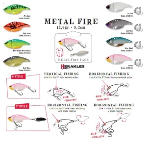 CICADA  COLMIC HERAKLES METAL FIRE 5.2CM 12GR Baitfish