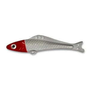CICADA RIBCHE LURES RIB 4 SHAD 7.5CM 16GR RED HEAD WHITE