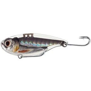 Cicada Live Target Sonic Shad Blade Bait, 5.5cm, 14g, Silver / Black