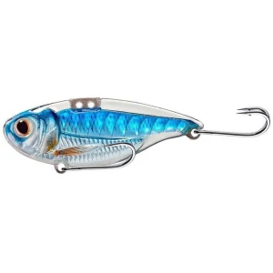 Cicada Live Target Sonic Shad Blade Bait, 5.5cm, 14g, Silver / Blue