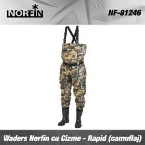Waders Norfin Rapid cu Cizme Marime 45 Waders Norfin Rapid cu Cizme Marime 45
