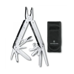 Cleste Multifunctional Victorinox Swiss Tool MX, Silver in nylon pounch 3.0327.MN