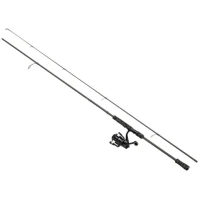 Combo Abu Garcia Max X Black Ops Spinning 802m, 10-30g, 2.44m, 2seg Combo Abu Garcia Max X Black Ops Spinning 802m, 10-30g, 2.44m, 2seg