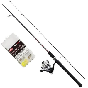Combo Spinning Berkley Catch More Fish Perch 3000, 5.2:1, 1.80m, 5-20g, 2seg Combo Spinning Berkley Catch More Fish Perch 3000, 5.2:1, 1.80m, 5-20g, 2seg