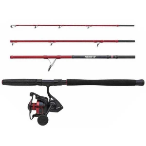 Combo Spinning PENN Fierce IV Travel Boat 6000 CMB, 2.14m, 30-50lb, 4seg Combo Spinning PENN Fierce IV Travel Boat 6000 CMB, 2.14m, 30-50lb, 4seg