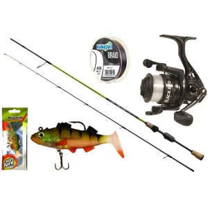 Set Pescuit la Spinning WIZARD Fine UL Spin, Lanseta 1.98m, 1.5-5g