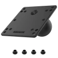 Baza cu Soclu Patrat si Bila RAM Mounts 100x100mm VESA Plate with Ball - D Size Baza cu Soclu Patrat si Bila RAM Mounts 100x100mm VESA Plate with Ball - D Size