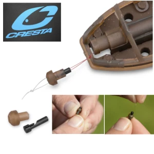 CONECTOR CRESTA PUSH BEADS 5 PCS