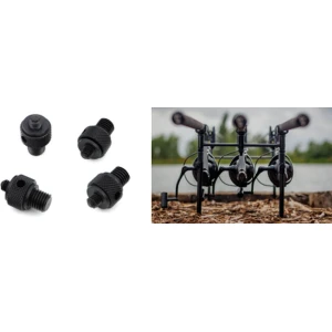 Conector Black Label Goalpost Conversion Kit, Black, 4buc/pac