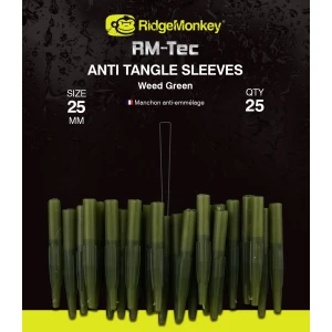 Conuri Ridge Monkey RM-Tec Anti Tangle Sleeves Weed Green Short Conuri Ridge Monkey RM-Tec Anti Tangle Sleeves Weed Green Short