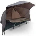 Adapost de Zi cu Groundsheet NGT Shelter 153cm + 2 Seturi Stalpi Contra Vantului