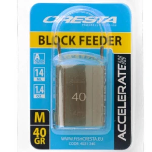 Cosulet Feeder Cresta Accelerate Block, Medium, 40g Cosulet Feeder Cresta Accelerate Block, Medium, 40g