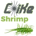 Creatura Hide Up Coike Shrimp, 111 Chart Green Gold Flake, 6.5cm, 5buc/pac