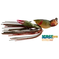 Creatura Live Target Hollow Crawfish Jig, Brown / Red, 4cm, 11g Creatura Live Target Hollow Crawfish Jig, Brown / Red, 4cm, 11g